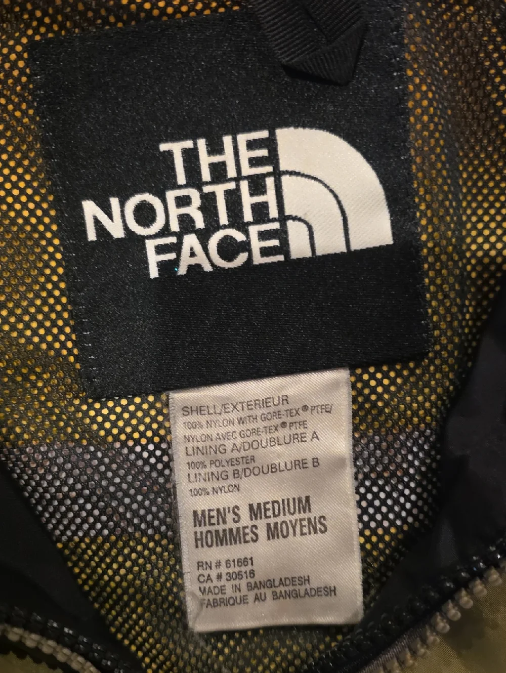 The North Face Gore-Tex Vintage Men’s Mountain Light Shell Jacket Tumbleweed‎ M